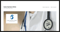Desktop Screenshot of cairoseniorsclinic.com